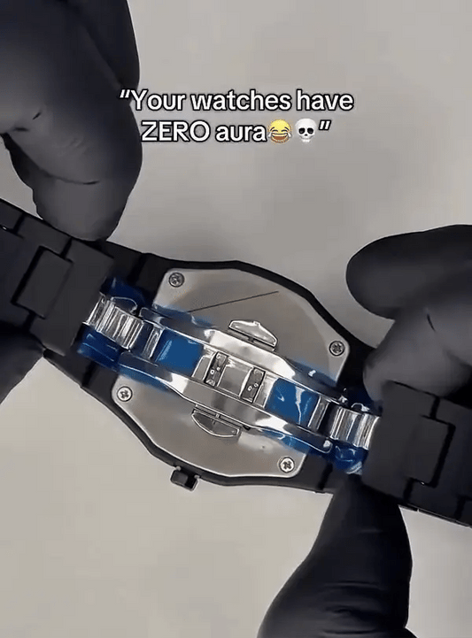 Stainless Steel Arabic Numeral Watch