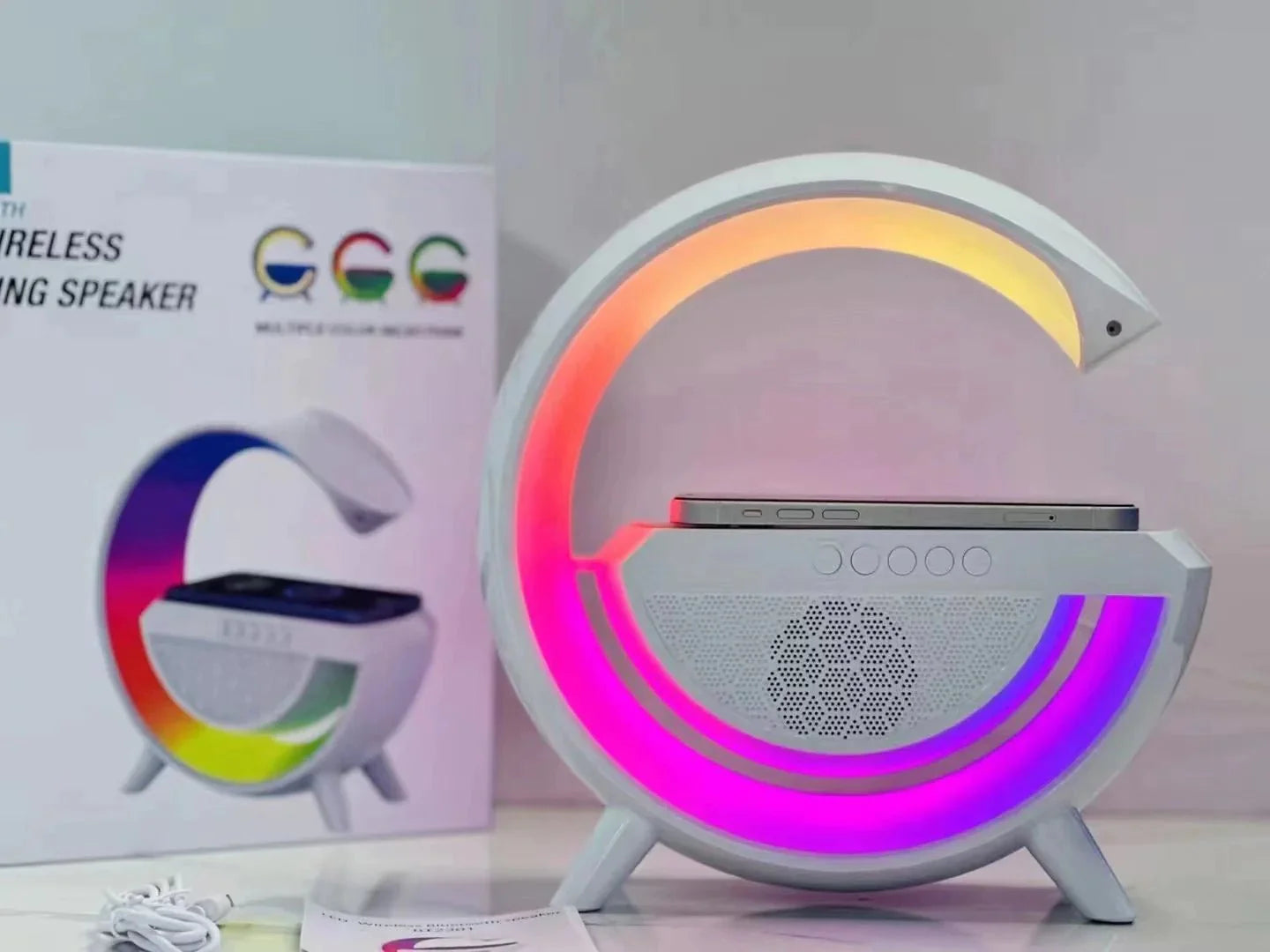 LED Wireless Charging Speaker