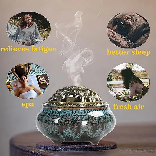 Ceramic Incense Burner for Stress Relief