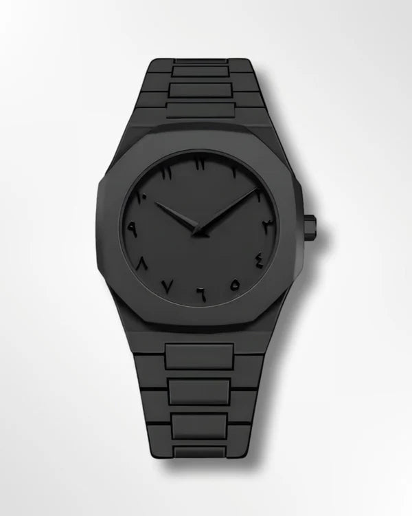 Stainless Steel Arabic Numeral Watch