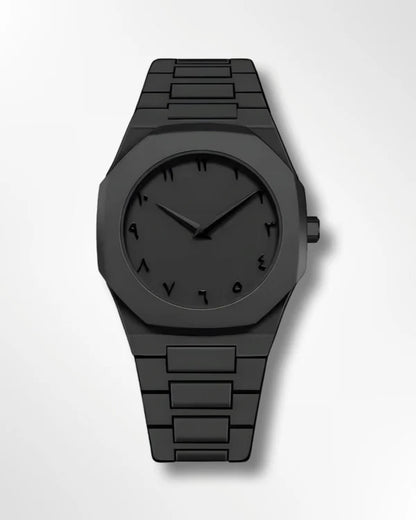 Stainless Steel Arabic Numeral Watch