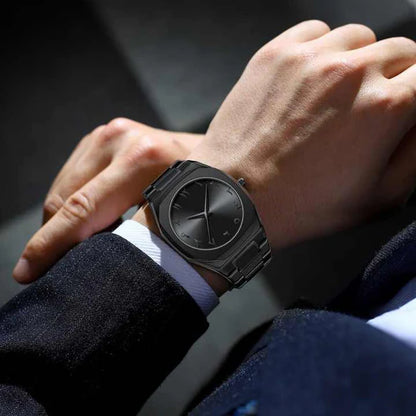 Stainless Steel Arabic Numeral Watch